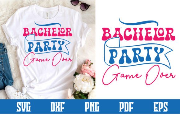 Bachelor Party Game over Svg Graphics & Crafts