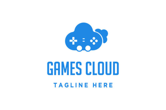 Cloud Game Logo Vector for Modern Branding