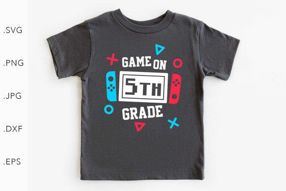 Game on 5th Grade SVG PNG Graphics & Template Review