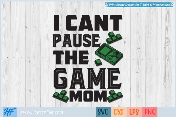 I Cant Pause the Game Mom Embroidery Design Review