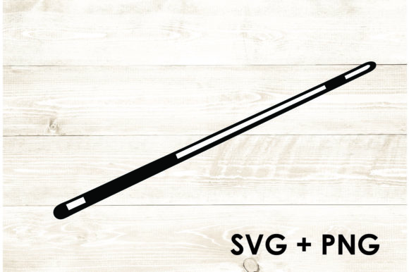 Pool Stick Graphics for Crafts & Cricut